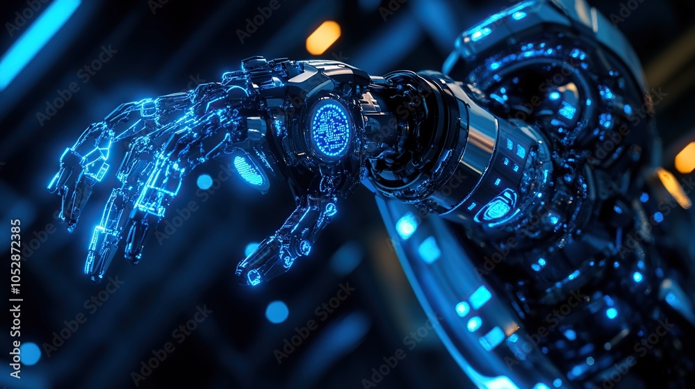 Futuristic Robotic Hand Futuristic Robotic Hand