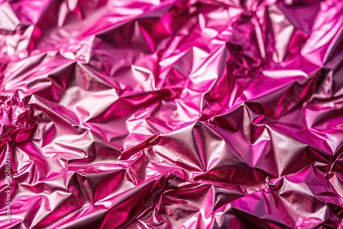 Pink shiny foil pattern background with a tilted angle