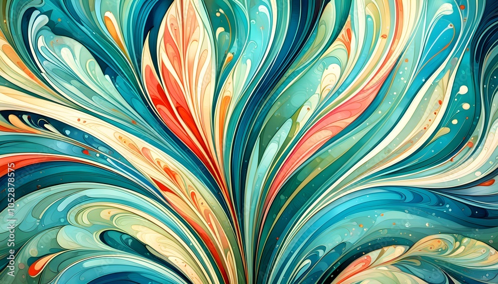 Whimsical Watercolor Abstract Background in Green, Yellow, and Pink for Wedding and Festive Crafts Whimsical Watercolor Abstract Background in Green, Yellow, and Pink for Wedding and Festive Crafts