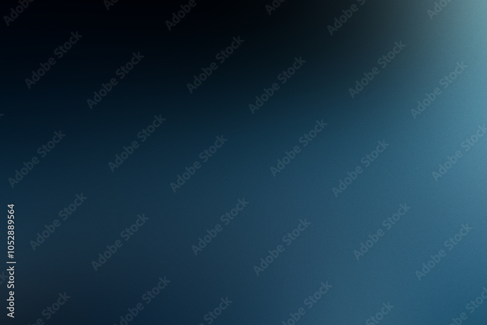 Abstract gradient backdrop featuring noisy grain and texture in varying hues of blue and black tones