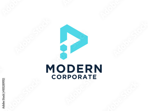 Free Download Line Letter P Logo. Usable for Business, Real Estate, Architecture, Construction and Building Logos. - GFXLoad