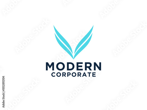 Letter M logo Arrow Logo Flat Vector Design