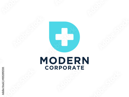 White Cross Sign with Blue Circle isolated on White Background. Medical Logo Health Icon. Free Download White Cross Sign with Blue Circle isolated on White Background. Medical Logo Health Icon. - GFXLoad