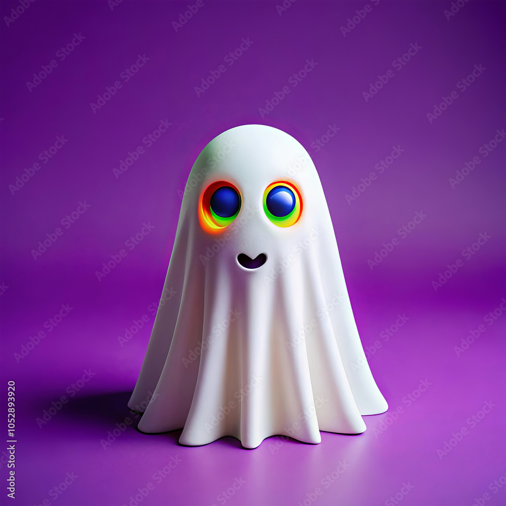 Obraz premium halloween ghost cartoon