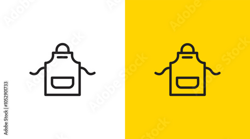 Kitchen upron kettle logo icon design template. simple kitchen appliances restaurant catering set icon design