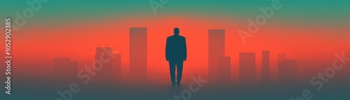 Dark abstract cityscape, shadowy figures representing societal pressure and mental breakdown, toxic society  mental health, mental collapse concept