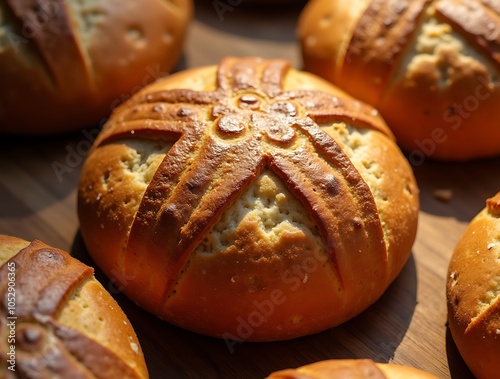 Ethiopian Dabo Bread for Special Occasions and Festive Gatherings photo