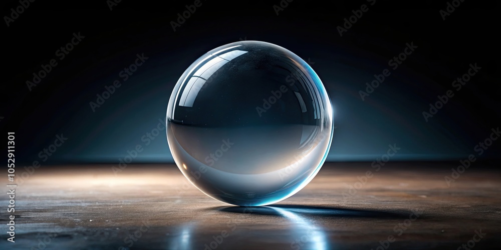 Crystal glass ball sphere isolated on dark background, crystal, glass, ball, sphere,isolated, dark Crystal glass ball sphere isolated on dark background, crystal, glass, ball, sphere,isolated, dark