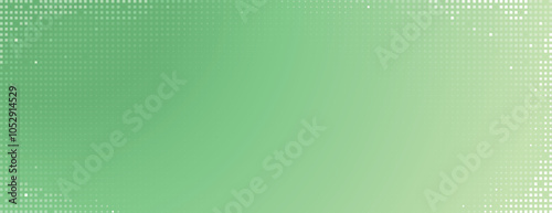 Green background with halftone gradient effect, featuring a dotted texture. The background is modern and vibrant, with a smooth green transition. Minimal halftone vector gradient background