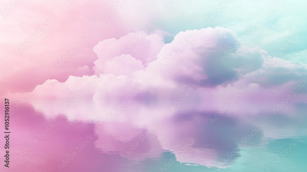Pastel Dreamscape: A dreamy, ethereal backdrop of fluffy clouds bathed in soft, pastel hues of pink, blue, and purple, creating a sense of tranquility and wonder. Pastel Dreamscape: A dreamy, ethereal backdrop of fluffy clouds bathed in soft, pastel hues of pink, blue, and purple, creating a sense of tranquility and wonder.