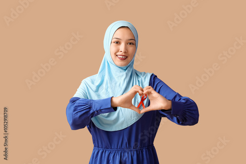 Beautiful Muslim woman with...
