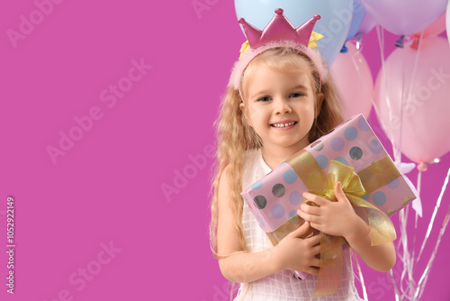 Cute little girl with Birth...