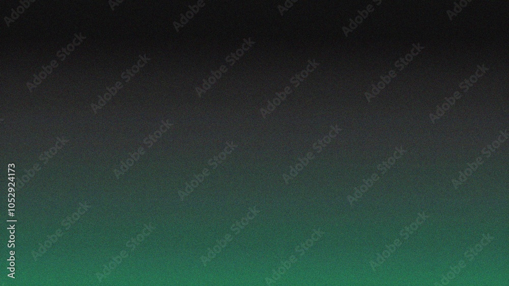 Obraz premium Green grainy banner background noisy color gradient dark texture poster header cover backdrop design