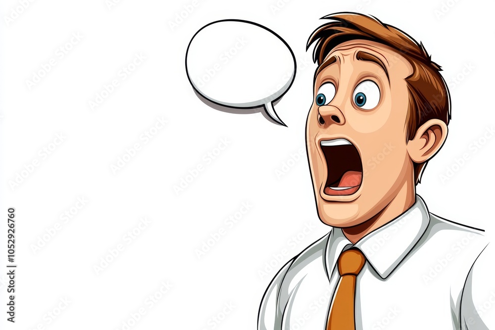 a 2D cartoon illustration of a businessman looking excitedly at a new project opportunity white background a 2D cartoon illustration of a businessman looking excitedly at a new project opportunity white background