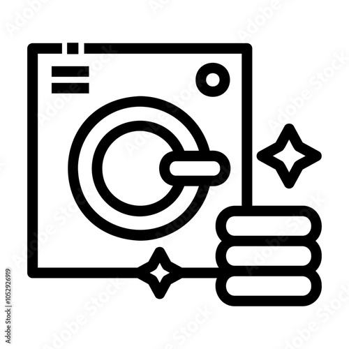 laundry Line Icon