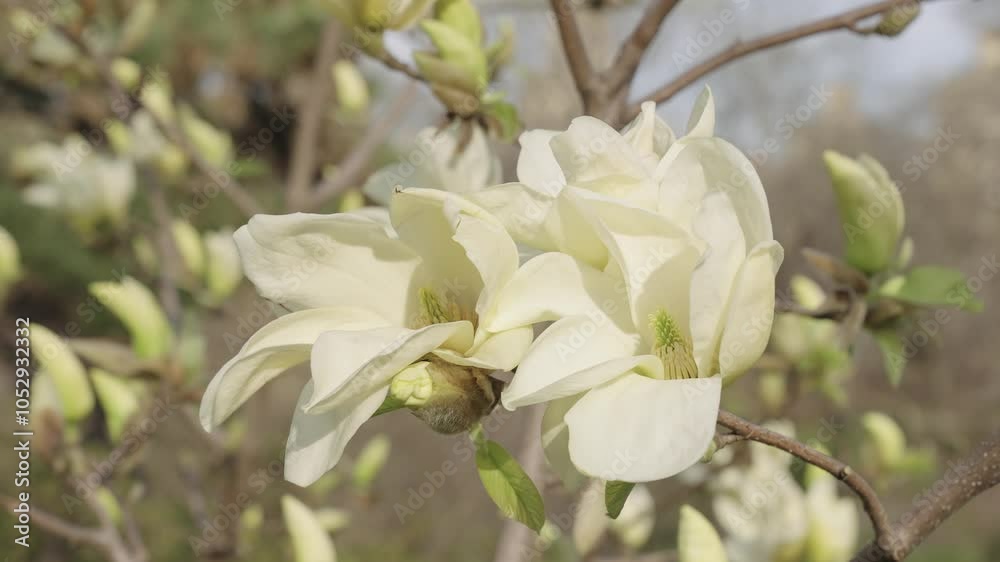 Yulan magnolia flower. Spring nature. Magnolia tree with blooming flower. Blooming magnolia. Magnolia blossom and flower. Beautiful spring season. Blooming spring nature. Blossom festival Yulan magnolia flower. Spring nature. Magnolia tree with blooming flower. Blooming magnolia. Magnolia blossom and flower. Beautiful spring season. Blooming spring nature. Blossom festival