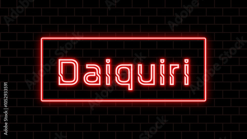 Daiquiri のネオン文字