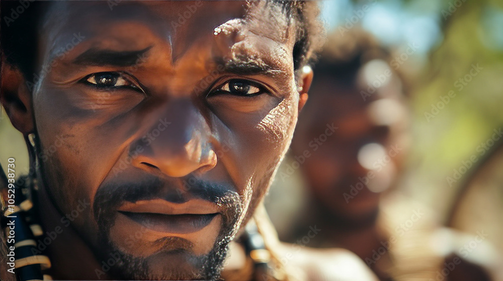 Portrait of indigenous african man