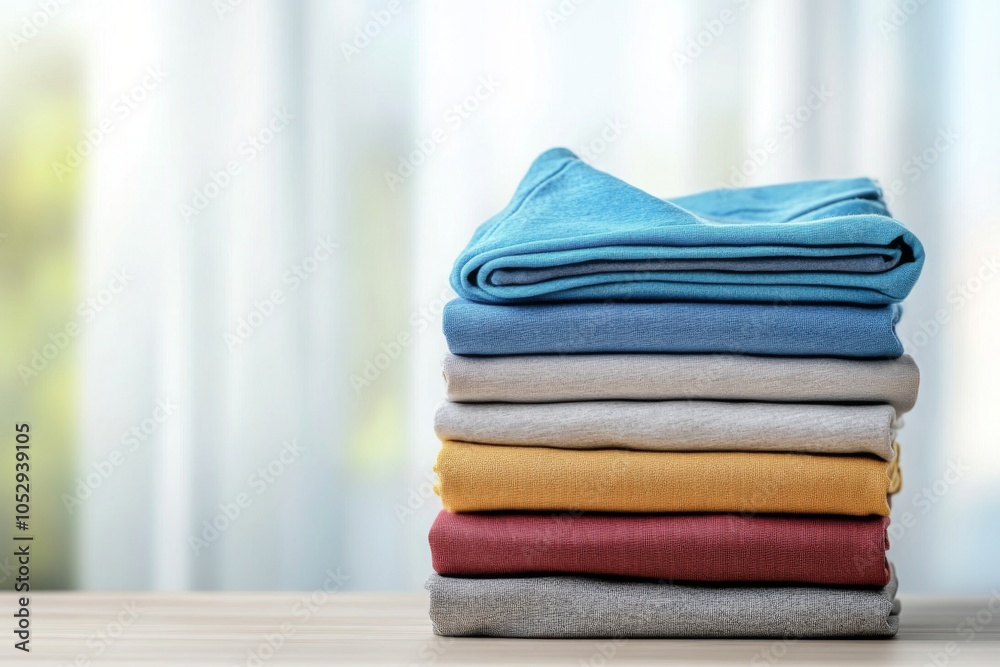 The empty space surrounding the clothing makes it ideal for product displays. The empty space surrounding the clothing makes it ideal for product displays.