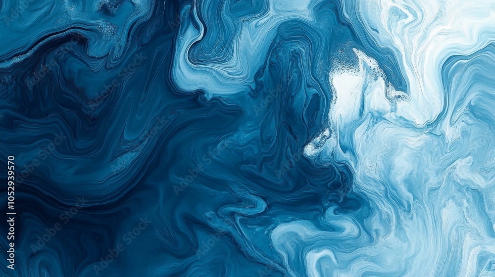 Fototapeta premium An exploration of grunge textures in abstract artwork featuring blue tones.