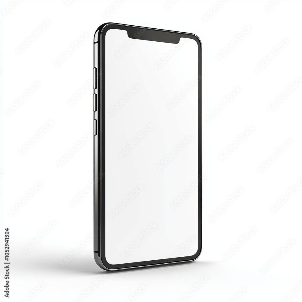 Realistic high quality smartphone mockup isolated Realistic high quality smartphone mockup isolated