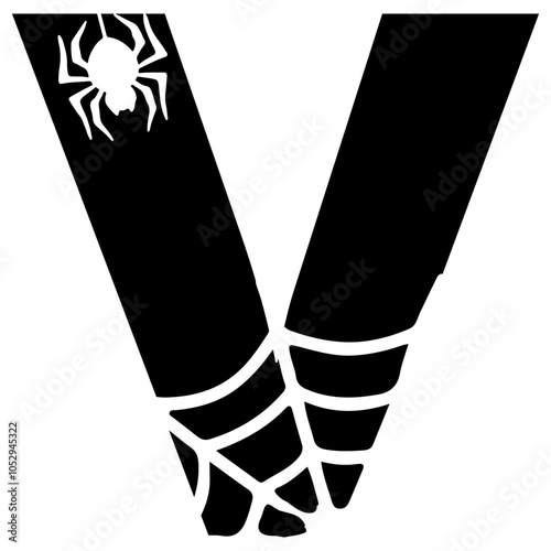 Halloween Alphabet Letter V