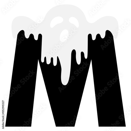 Halloween Alphabet Letter M
