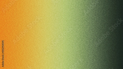 Orange, Green, and Black Gradient Background with Subtle Noise Texture – Ideal for Social Media Content, Digital Art, and Adding Vibrant Depth to Modern Design Projects