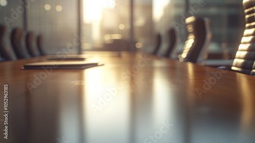 Wallpaper Mural Modern Conference Room with Sunlight Reflection Torontodigital.ca