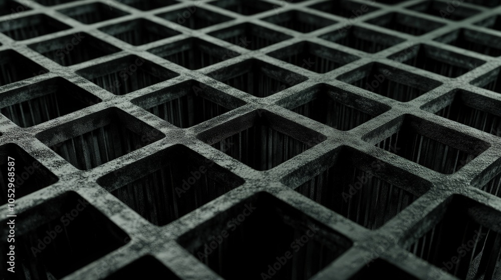 Abstract Geometric Black Grid Pattern Texture Abstract Geometric Black Grid Pattern Texture
