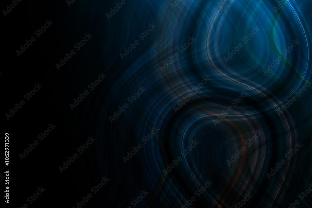 Fototapeta premium Light lines for desktop background. Stunning abstract multicolor visualization.
