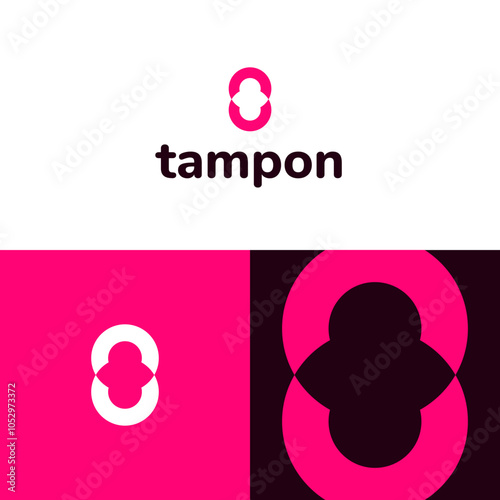 Logo Template Tampon Period Pink