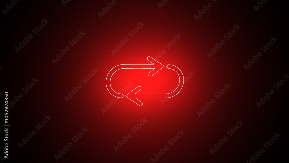 Neon glowing refresh arrow icon.Vibrant Neon Glowing Circular Refresh Arrow Icon with Radiant Gradient Colors and Futuristic Aesthetic Neon glowing refresh arrow icon.Vibrant Neon Glowing Circular Refresh Arrow Icon with Radiant Gradient Colors and Futuristic Aesthetic