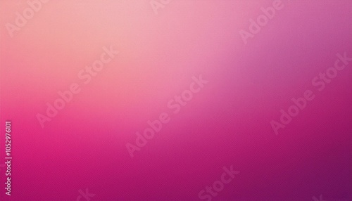 Abstract background, Brilliant rose and Brink pink gradient background with light leak and grainy texture.