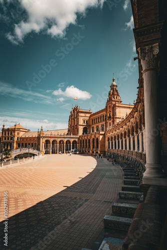 La place d'Espagne de Séville 