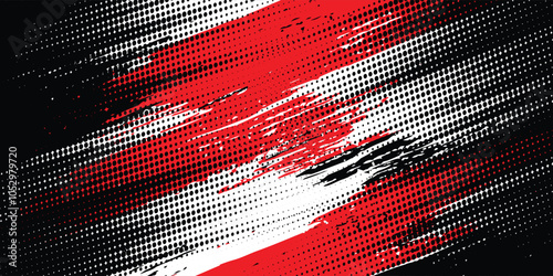 black white and red grunge texture background.