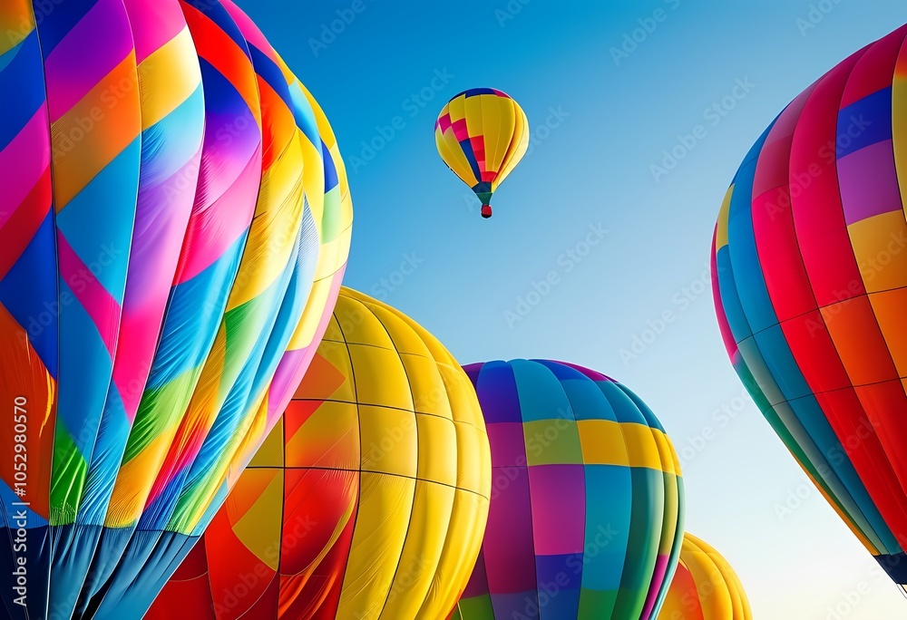 Naklejka premium balloon hot-air