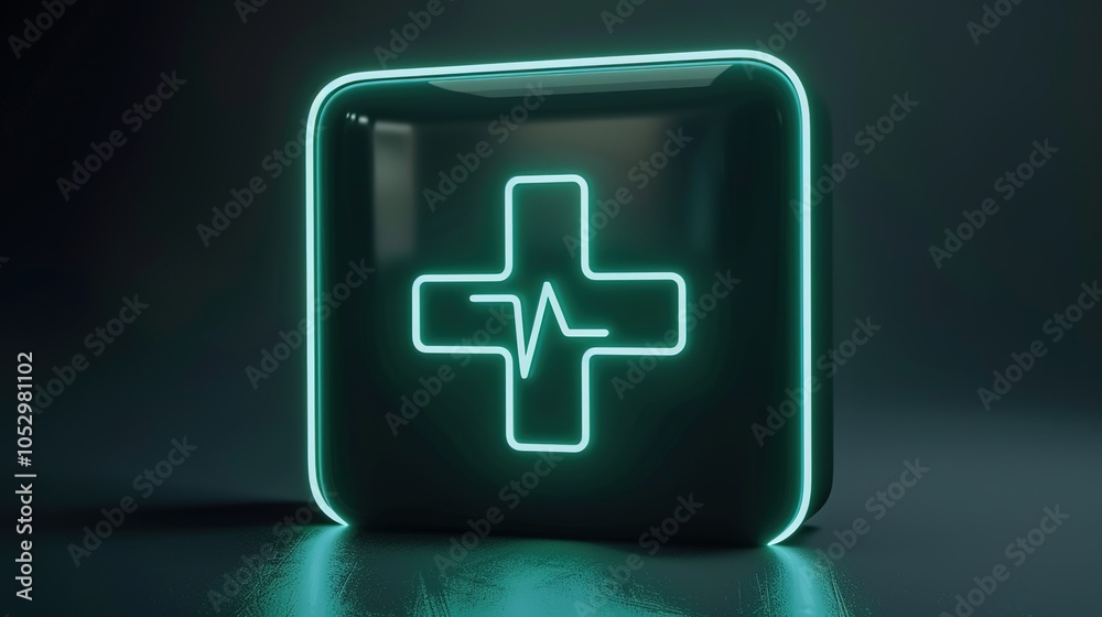 Medical 3D Icon - a precise and essential visual. The Medical 3D icon creates a professional and high-tech digital scene, representing the advanced aspects of the medical field. It showcases the impor Medical 3D Icon - a precise and essential visual. The Medical 3D icon creates a professional and high-tech digital scene, representing the advanced aspects of the medical field. It showcases the impor