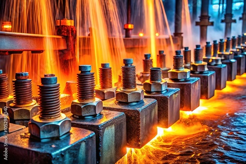 Industrial Water Quenching - Metal Fasteners Production