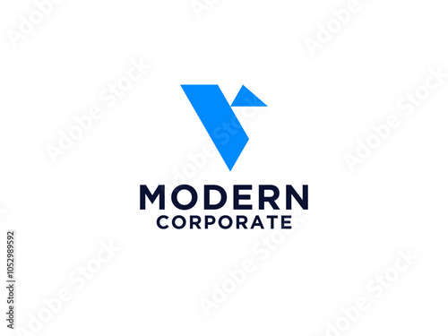 Logo Vector Abstract Initial Letter V Geometric Line. Flat Vector Logo Design Free Download Logo Vector Abstract Initial Letter V Geometric Line. Flat Vector Logo Design - GFXLoad