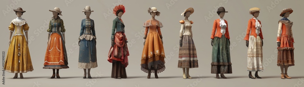 Obraz premium Create a collection of 3D clay renders that showcase the beauty and diversity of wildlife from around 