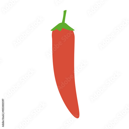 Red Chili Pepper Illustration