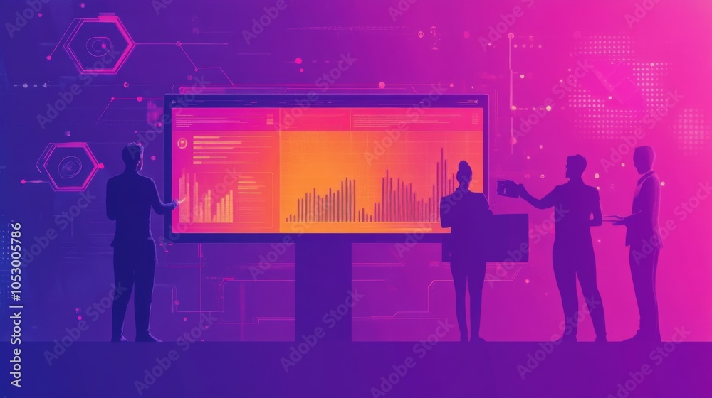 Modern Business Analytics Presentation Background