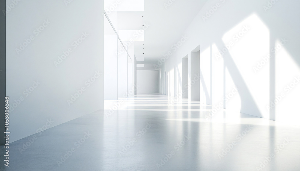 Fototapeta premium Minimalist and unique interior design in the house
