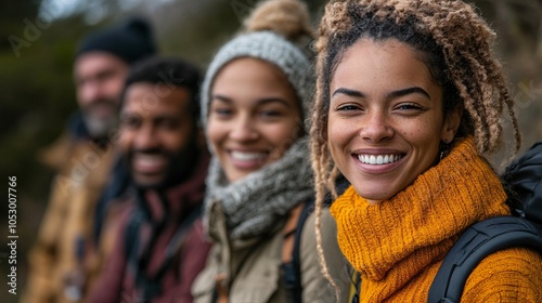 Diverse Group of Individuals Enjoying Outdoor Experience