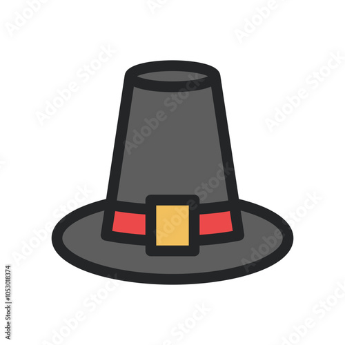 pilgrim hat filled style