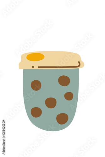 Pearl milk tea take away coffee tea dessert sweet drink 
