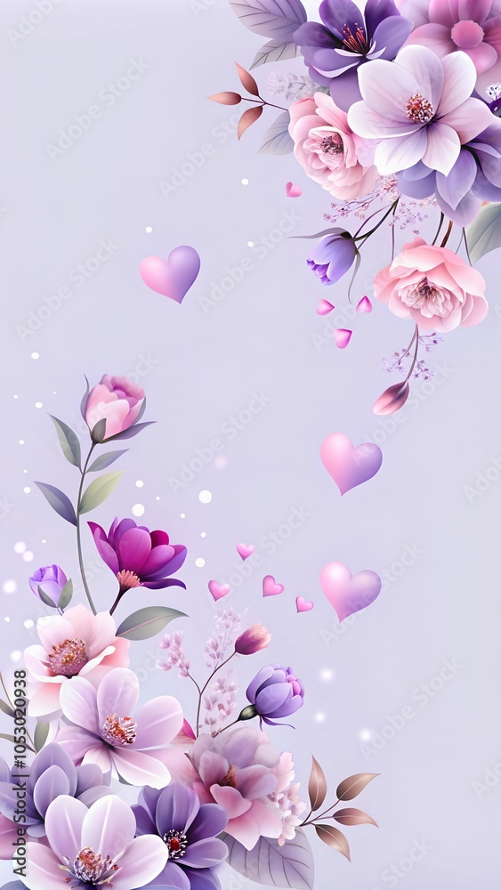 Obraz premium pink flowers and water