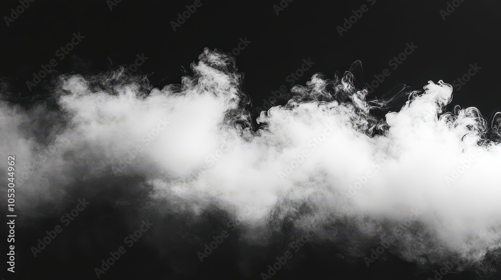 White Smoke in Dark Atmosphere White Smoke in Dark Atmosphere