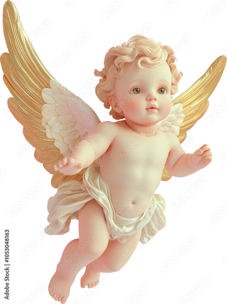 Fototapeta premium A cherubic angel figurine